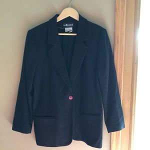 Black wool blazer